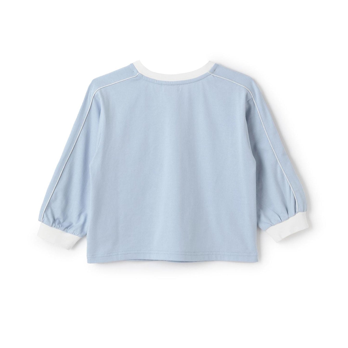 蕾絲數字印花長袖T恤