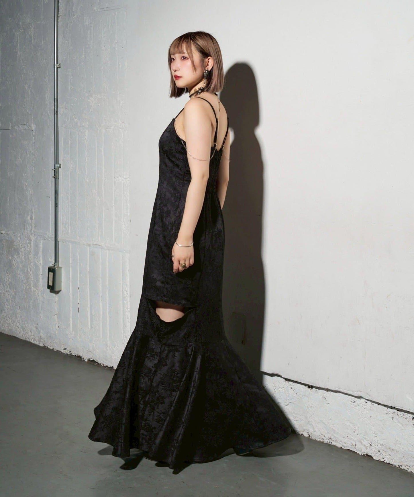 【Mavie..7】【有多種尺碼】美人魚吊帶連衣裙