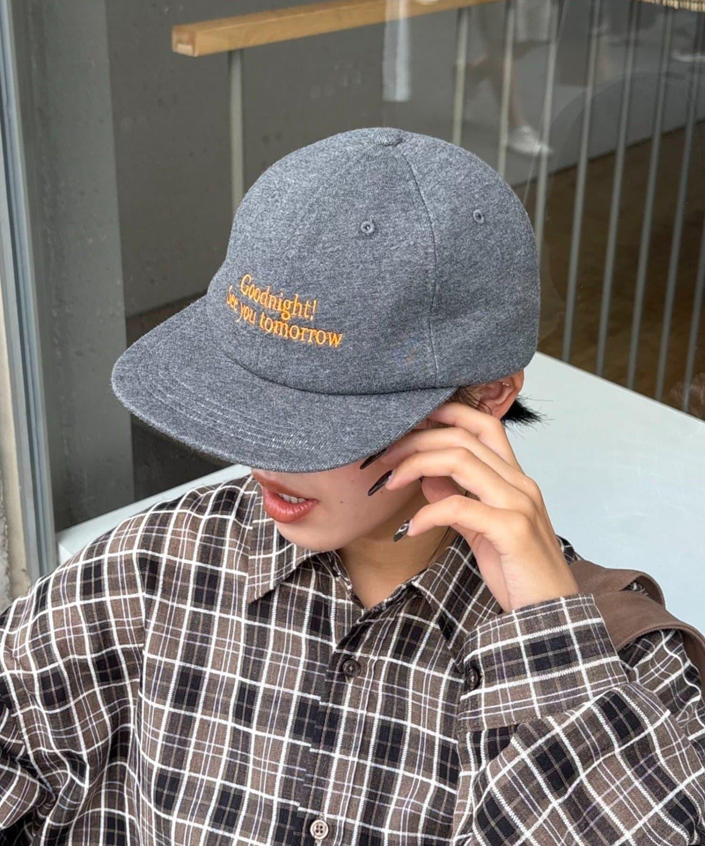 【UNISEX】衛衣風格標誌棒球帽