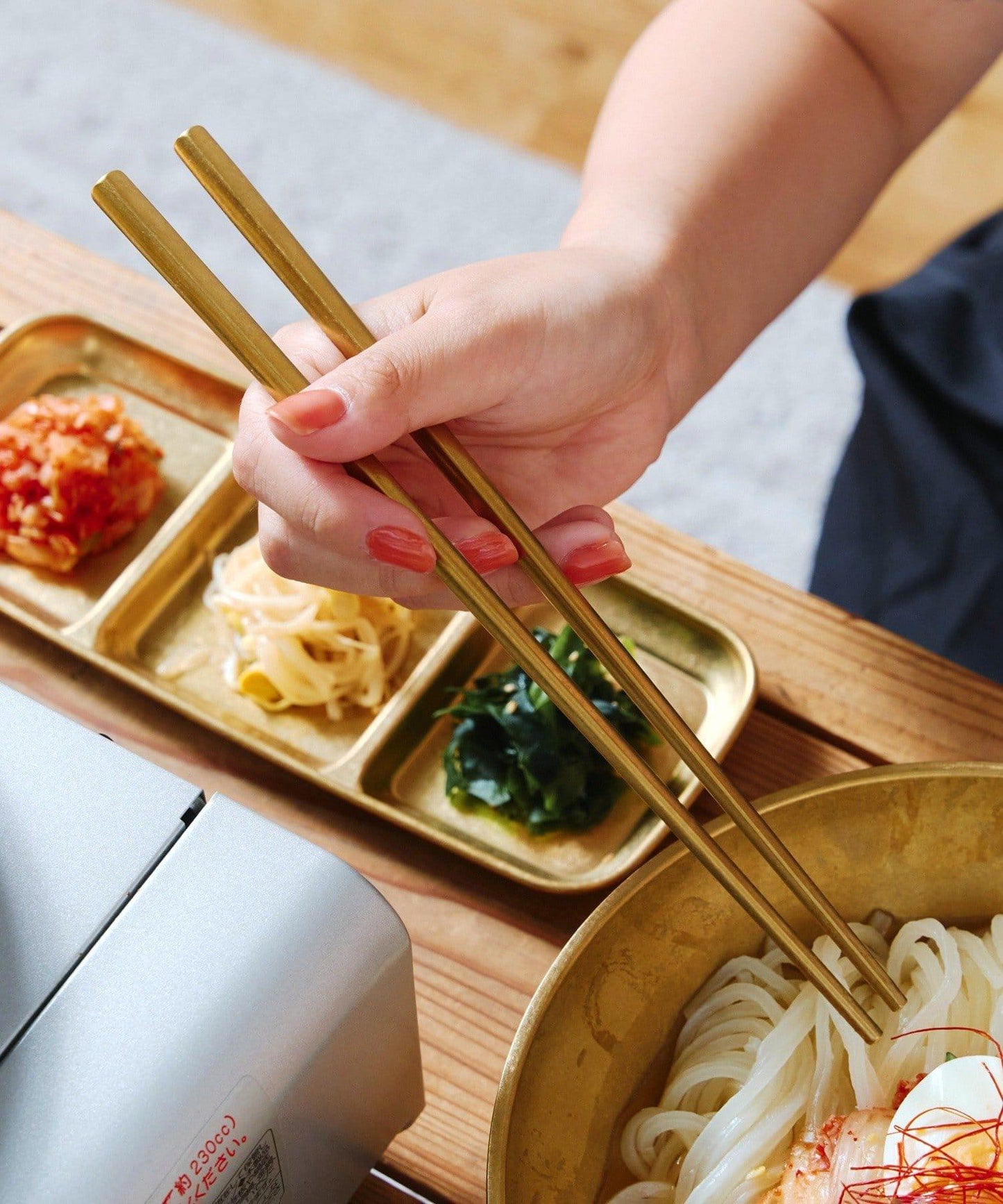 ステンレス箸/おうちで楽しむ焼肉時間
