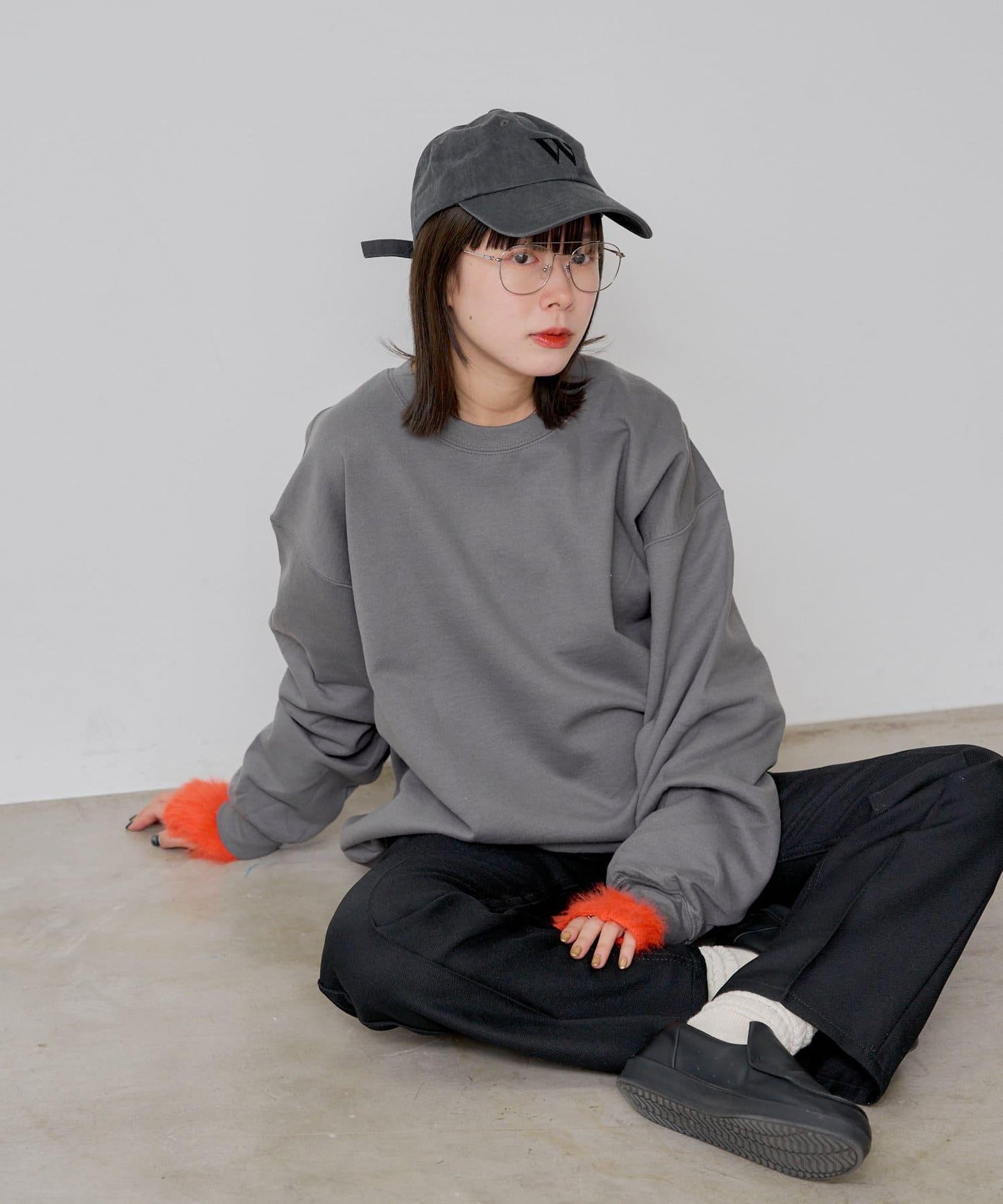 【Kastane】標誌印花衛衣 ABSTRACT MATTERS