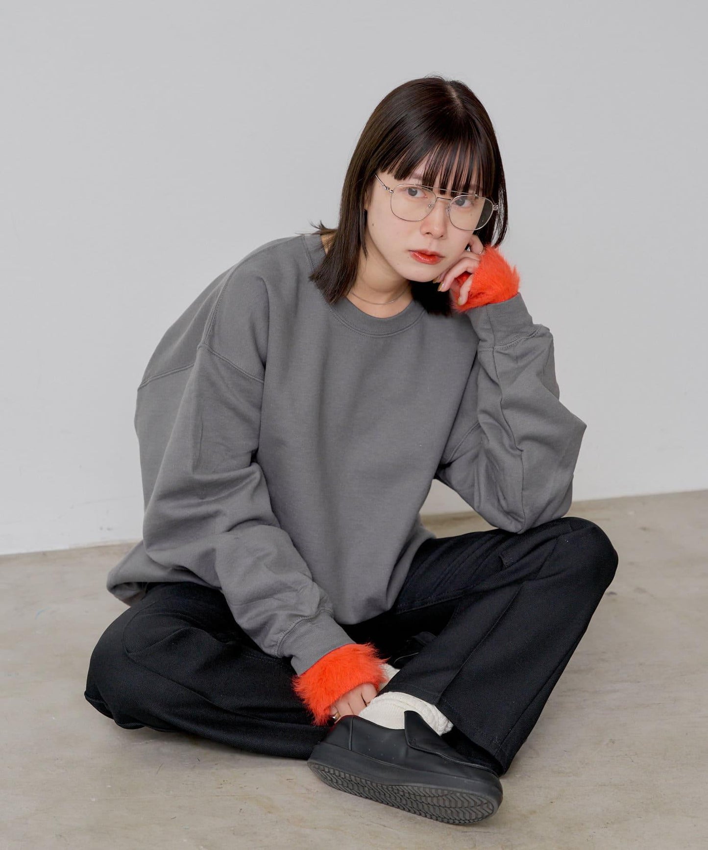 【Kastane】標誌印花衛衣 ABSTRACT MATTERS