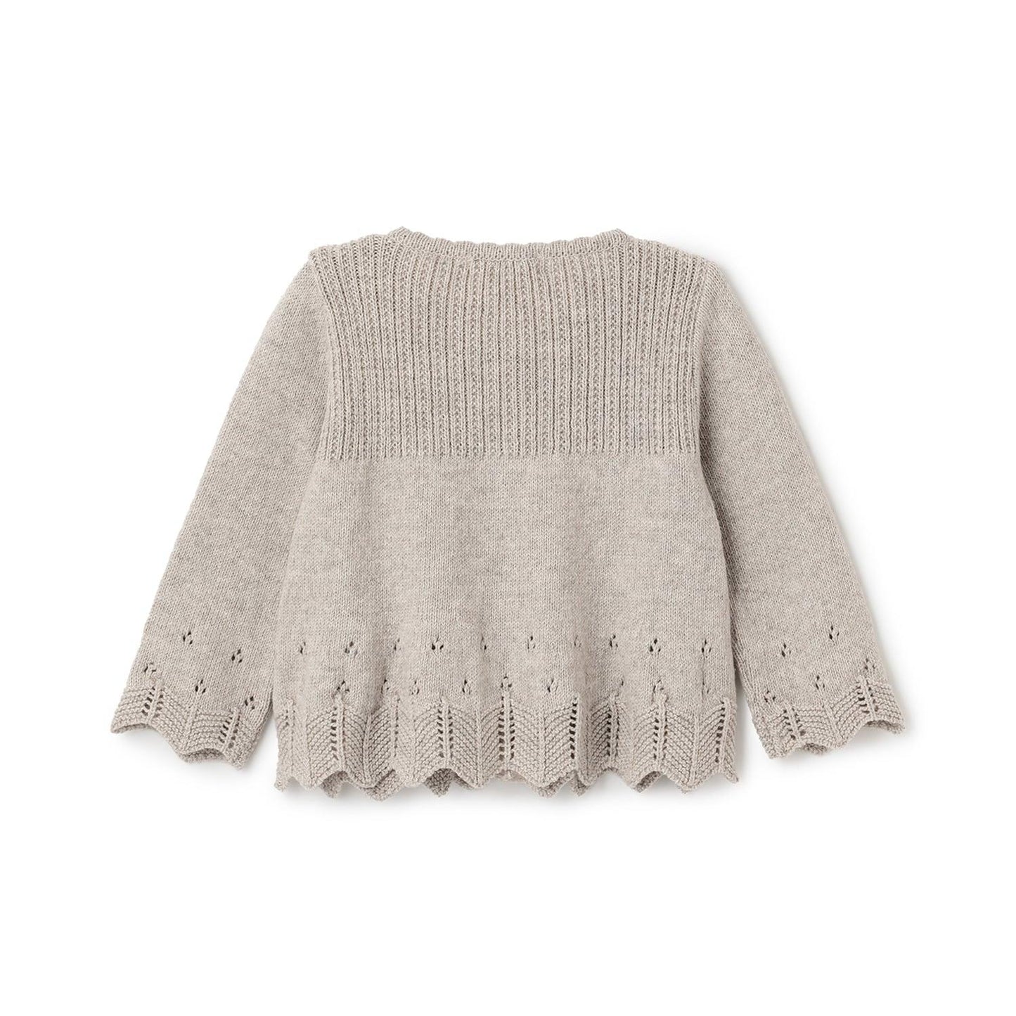 有機棉短款開衫