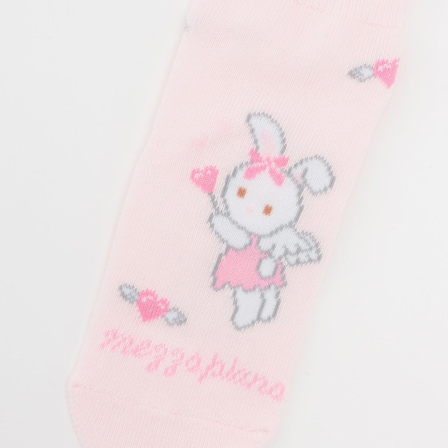 天使兔圖案襪子