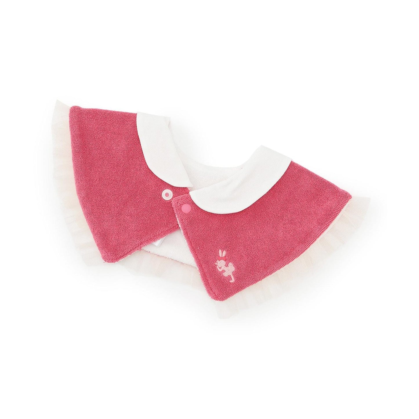 蕾絲荷葉邊圍兜