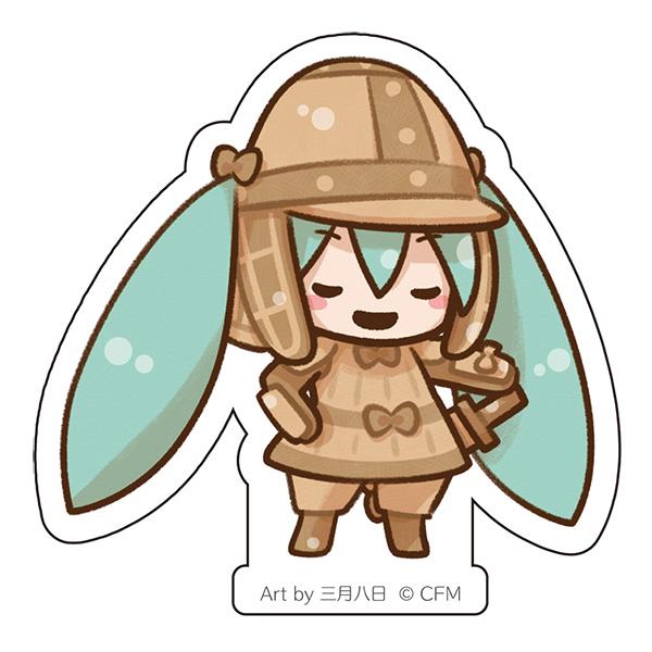 《初音未來》 埴輪 穿甲武士初音 大切割貼紙B