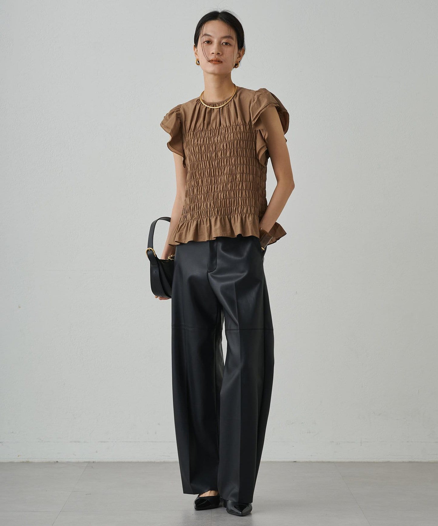 【Loungedress】仿皮長褲