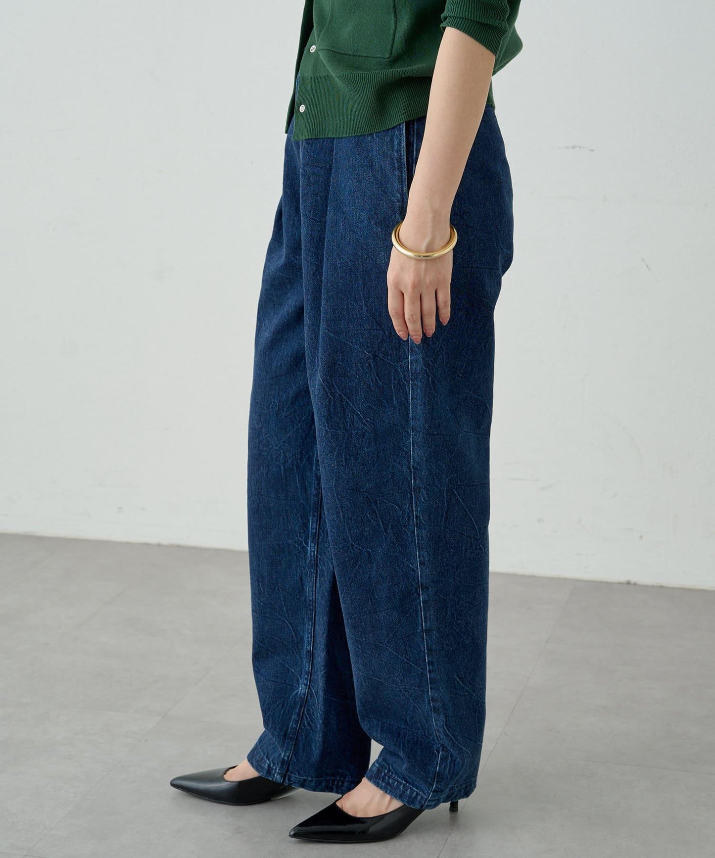 【Loungedress】【ainode】mishima褶皺錐形褲