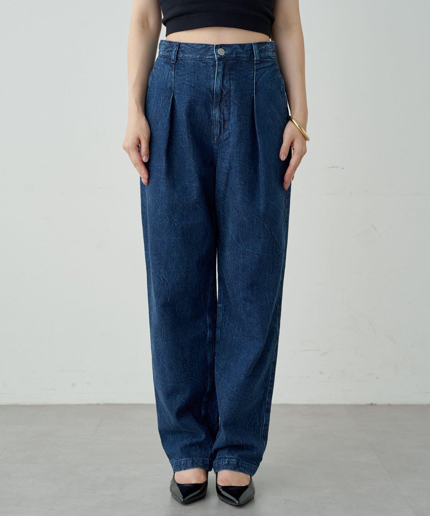 【Loungedress】【ainode】mishima褶皺錐形褲