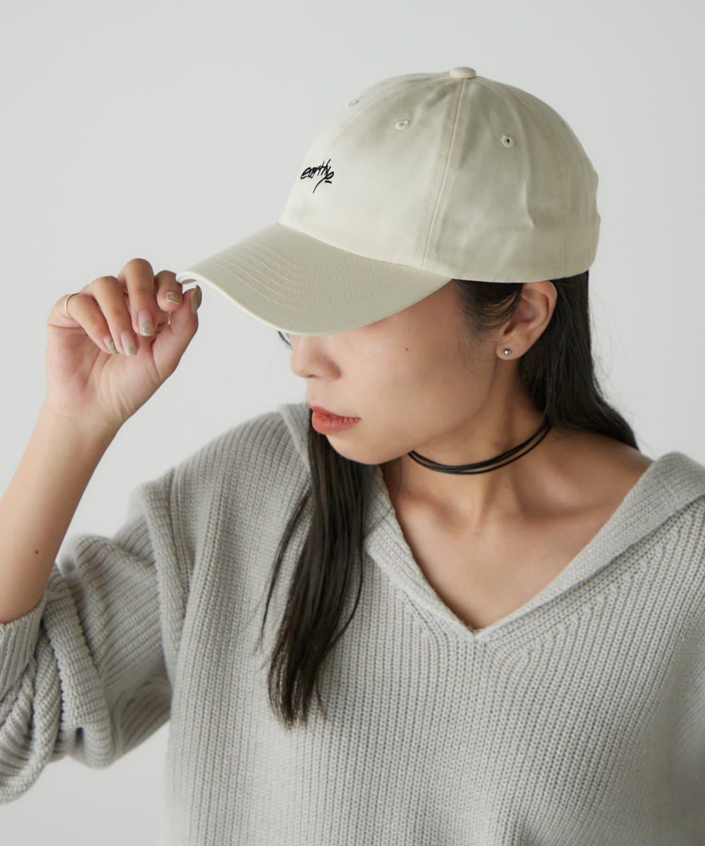 【earthy_】earthy 刺繡標誌棒球帽