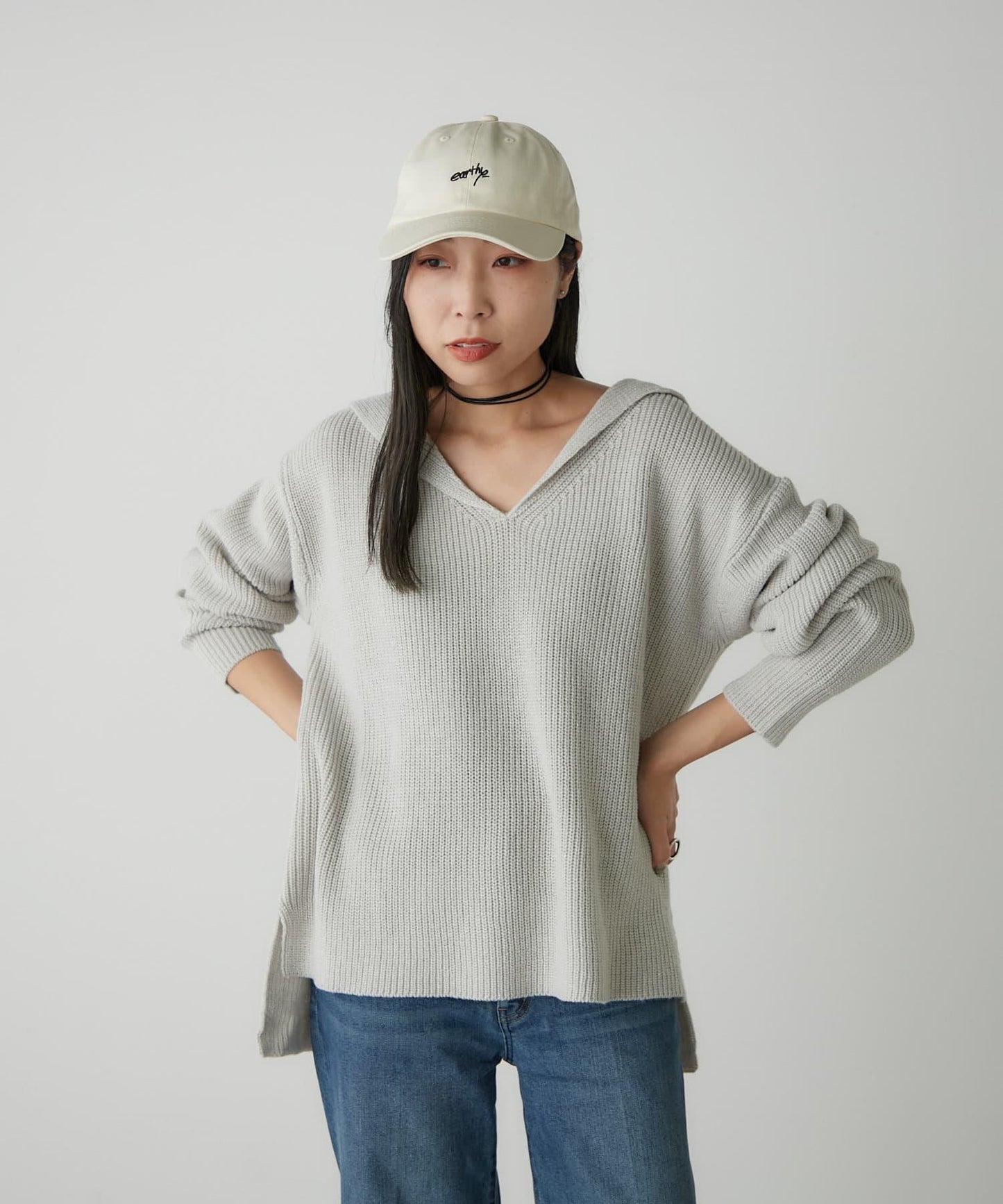 【earthy_】earthy 刺繡標誌棒球帽