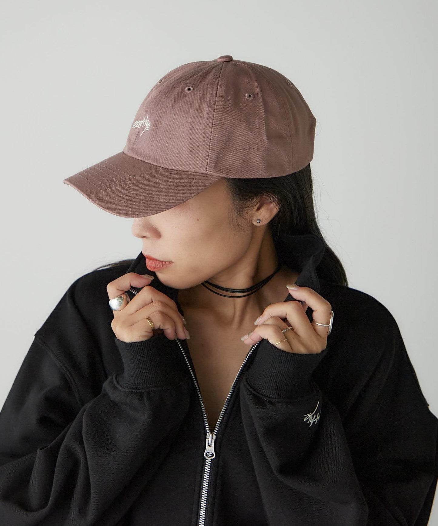 【earthy_】earthy 刺繡標誌棒球帽