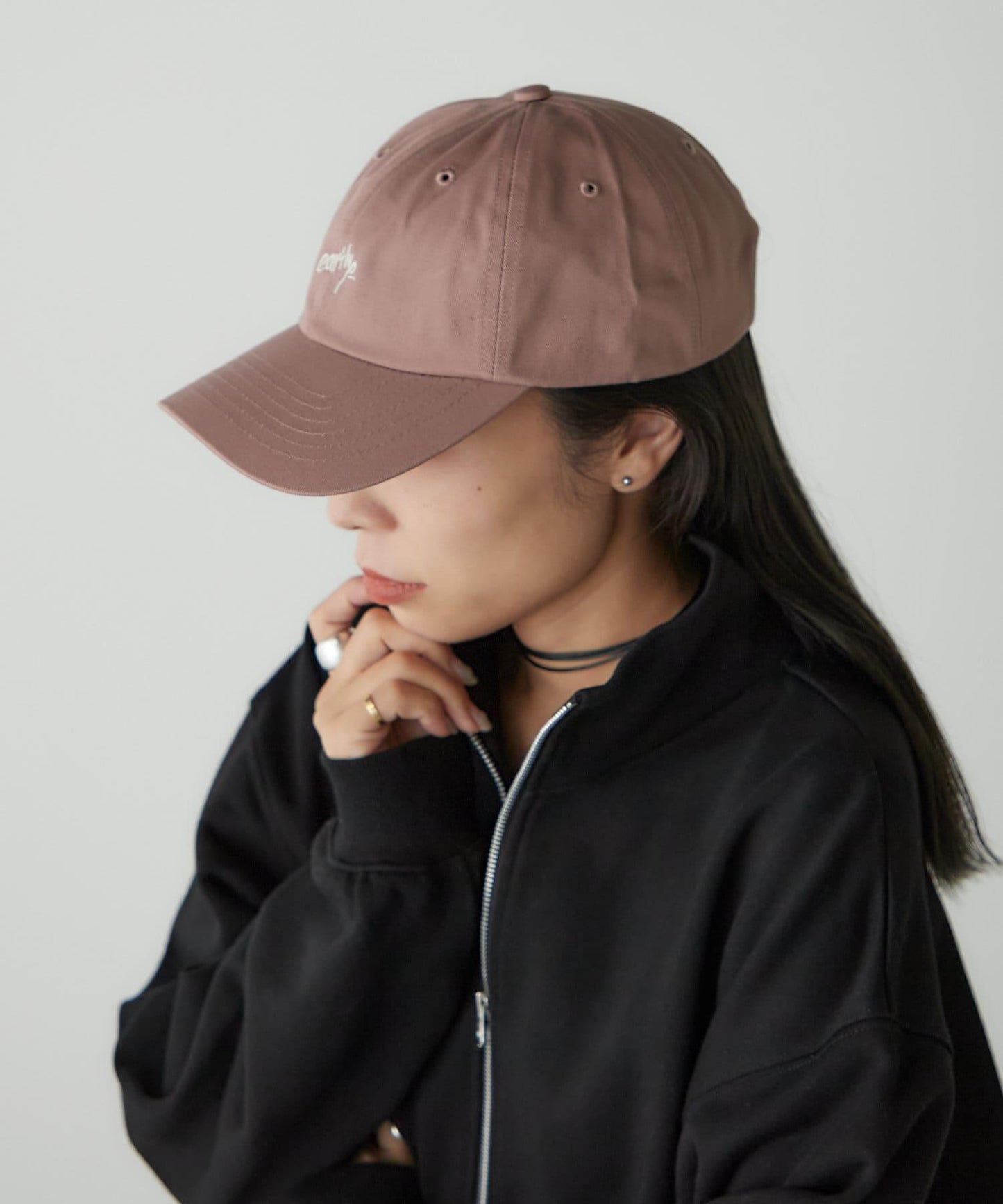 【earthy_】earthy 刺繡標誌棒球帽