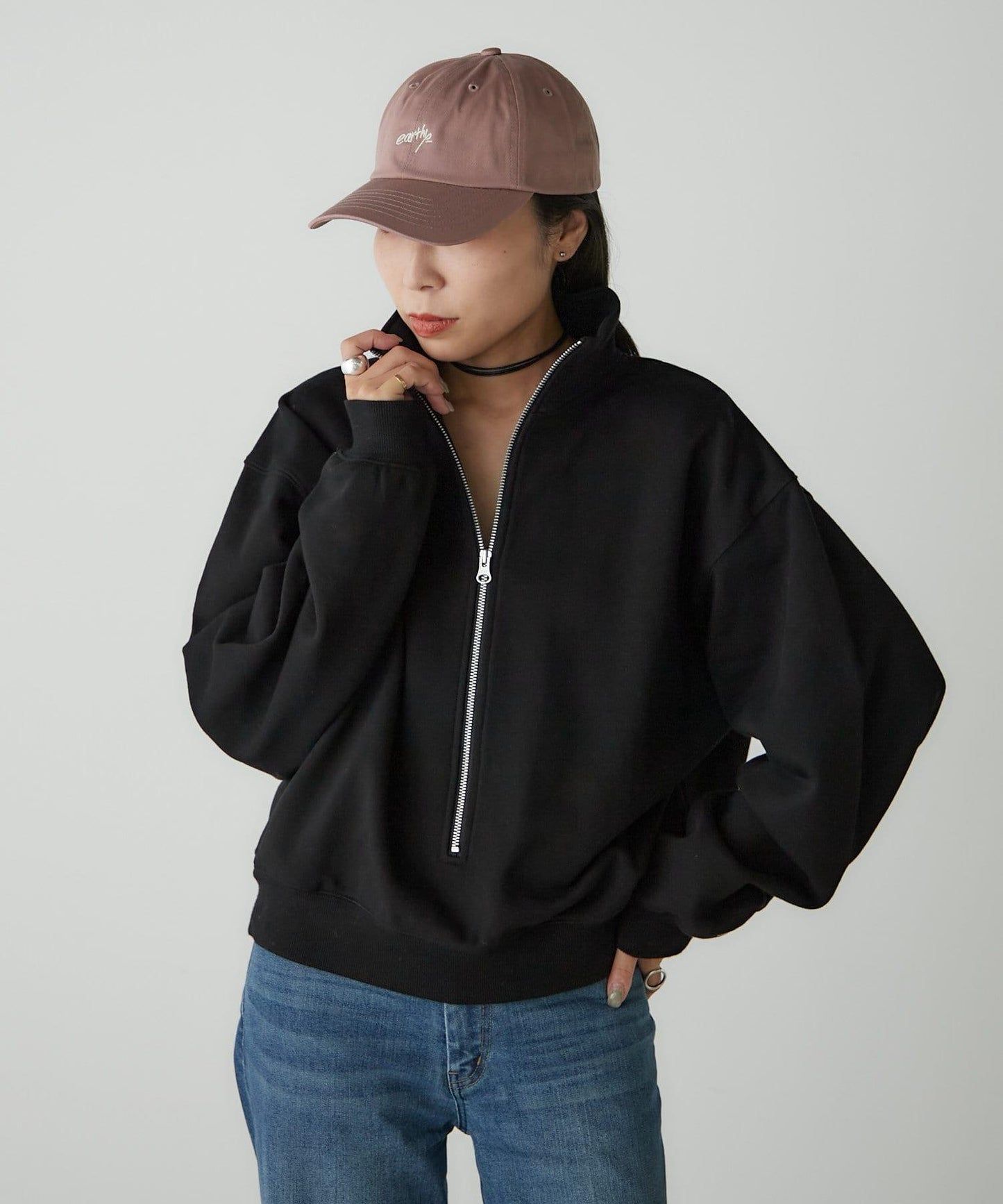 【earthy_】earthy 刺繡標誌棒球帽