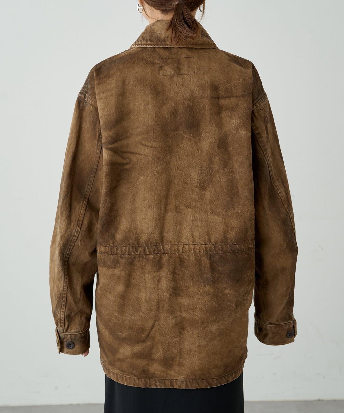 【Loungedress】【ainode】hinase仿皮夾克