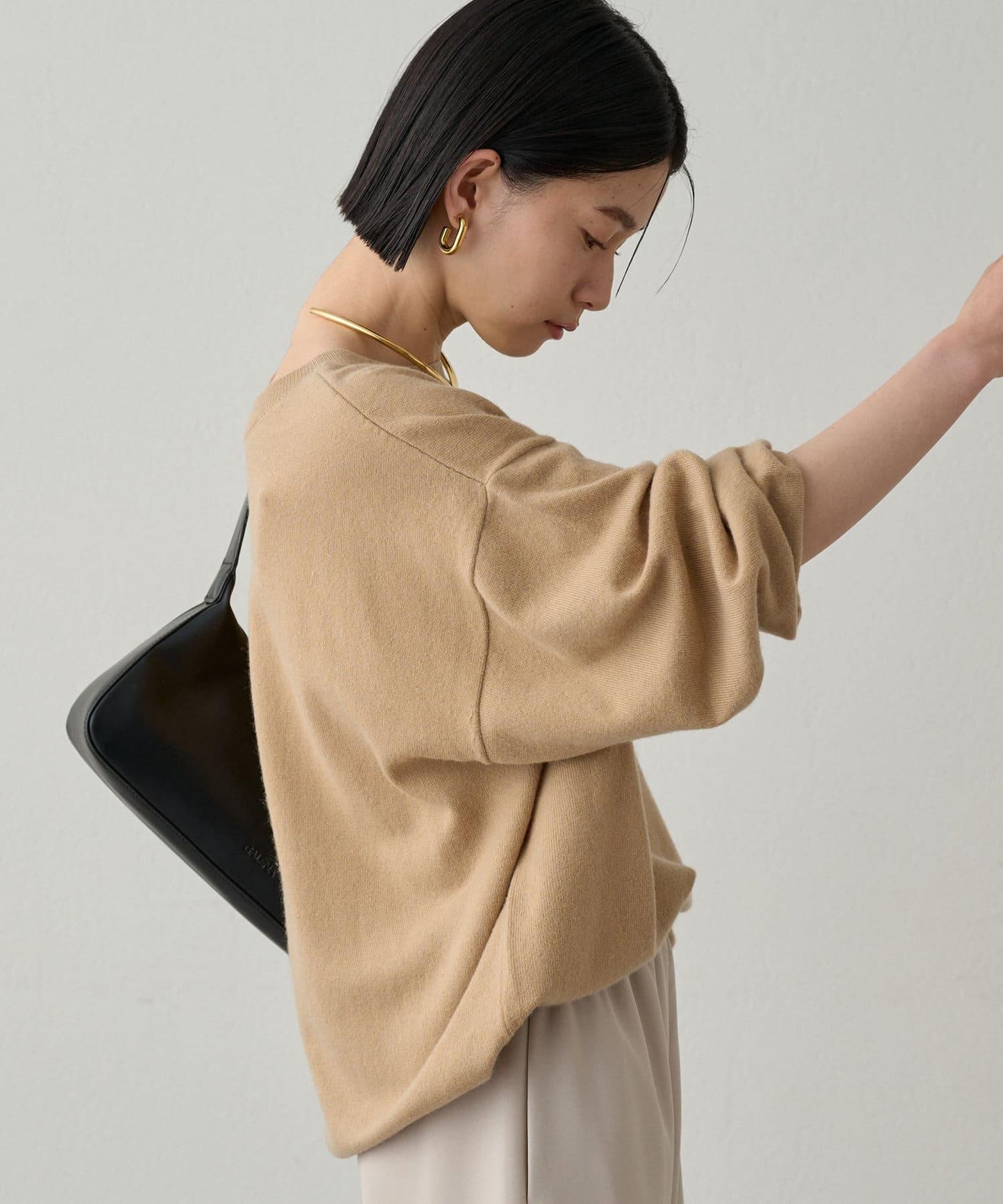 【Loungedress】2WAY標誌針織衫