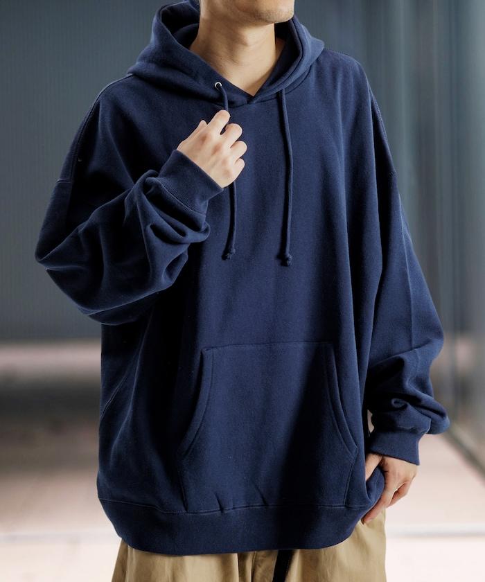 12盎司加厚寬鬆版型套頭連帽衛衣