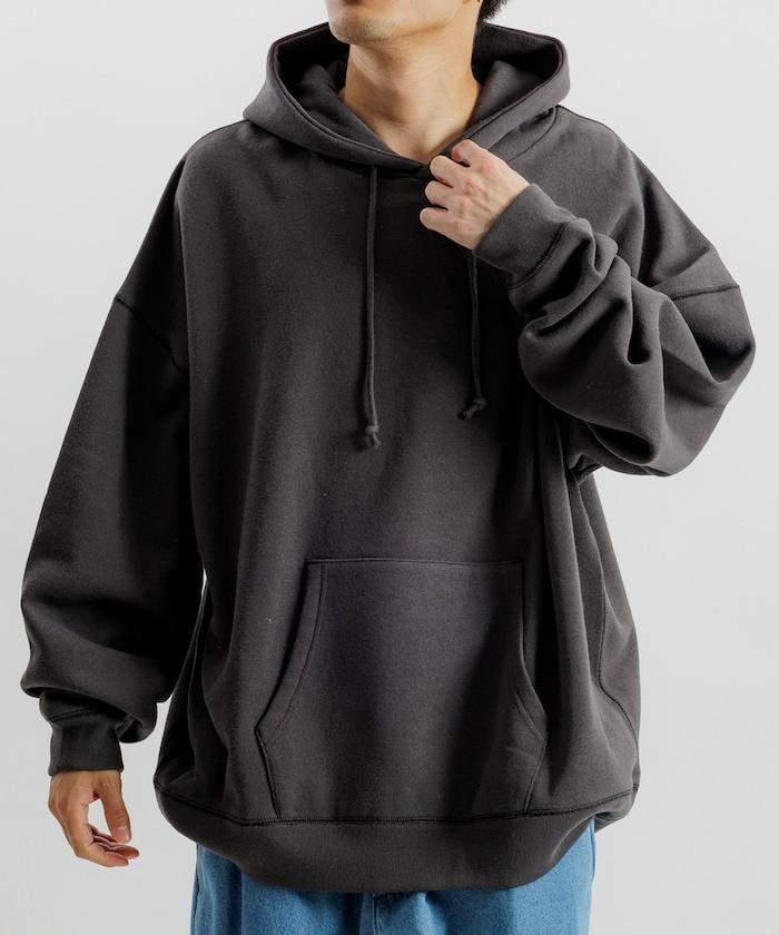 12盎司加厚寬鬆版型套頭連帽衛衣