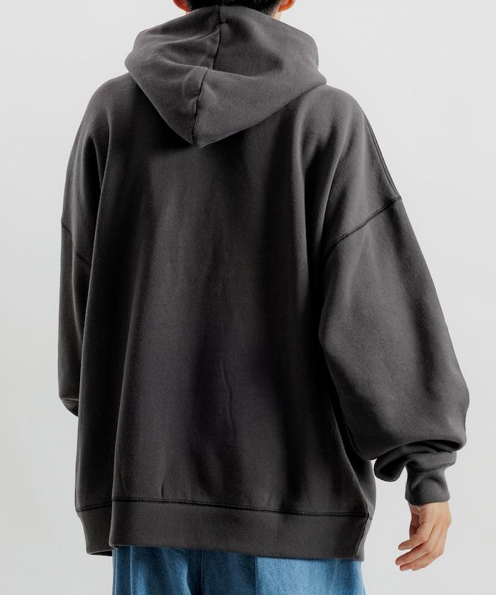 12盎司加厚寬鬆版型套頭連帽衛衣