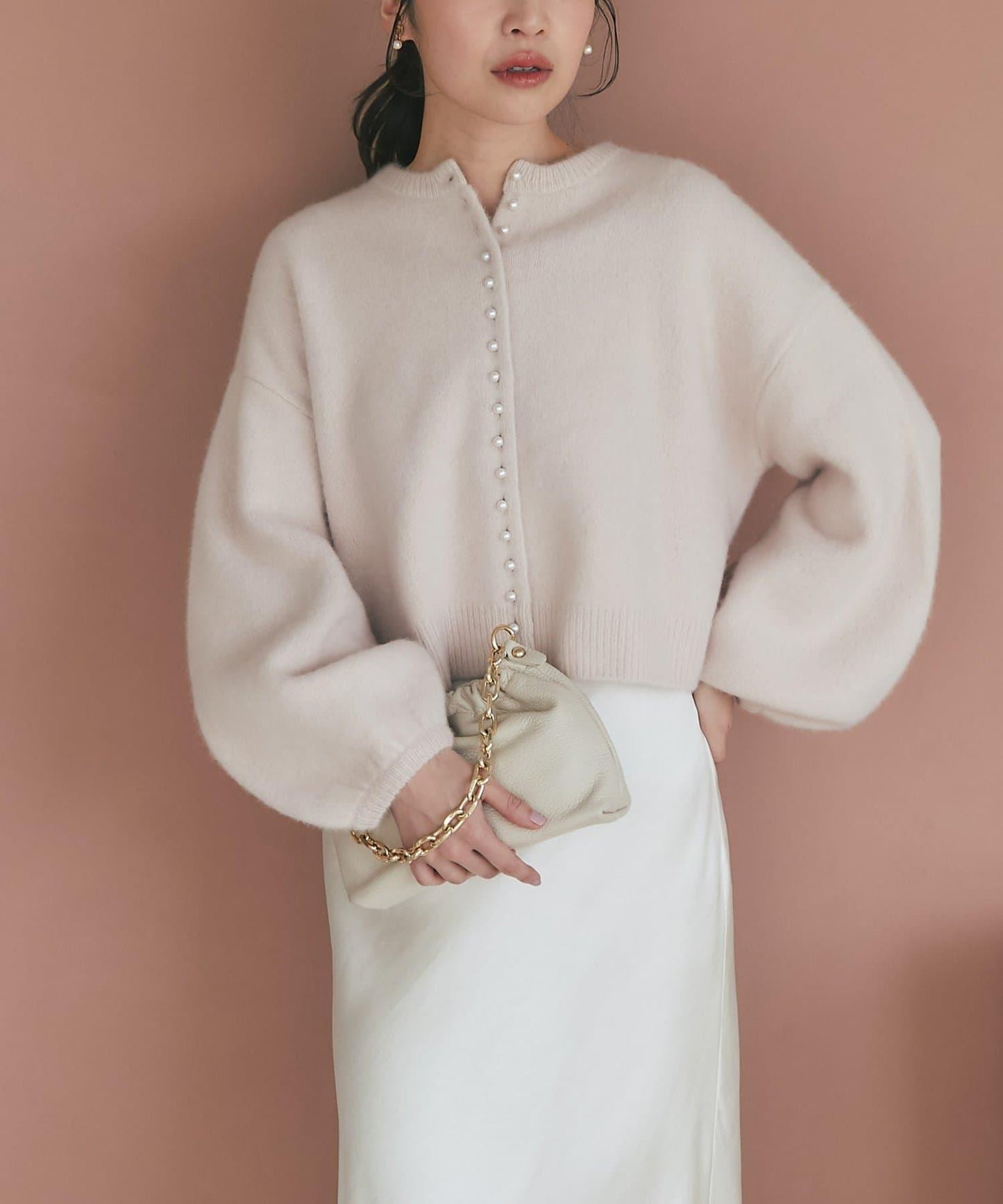 【名品升級】毛絨羊毛前後兩穿開衫