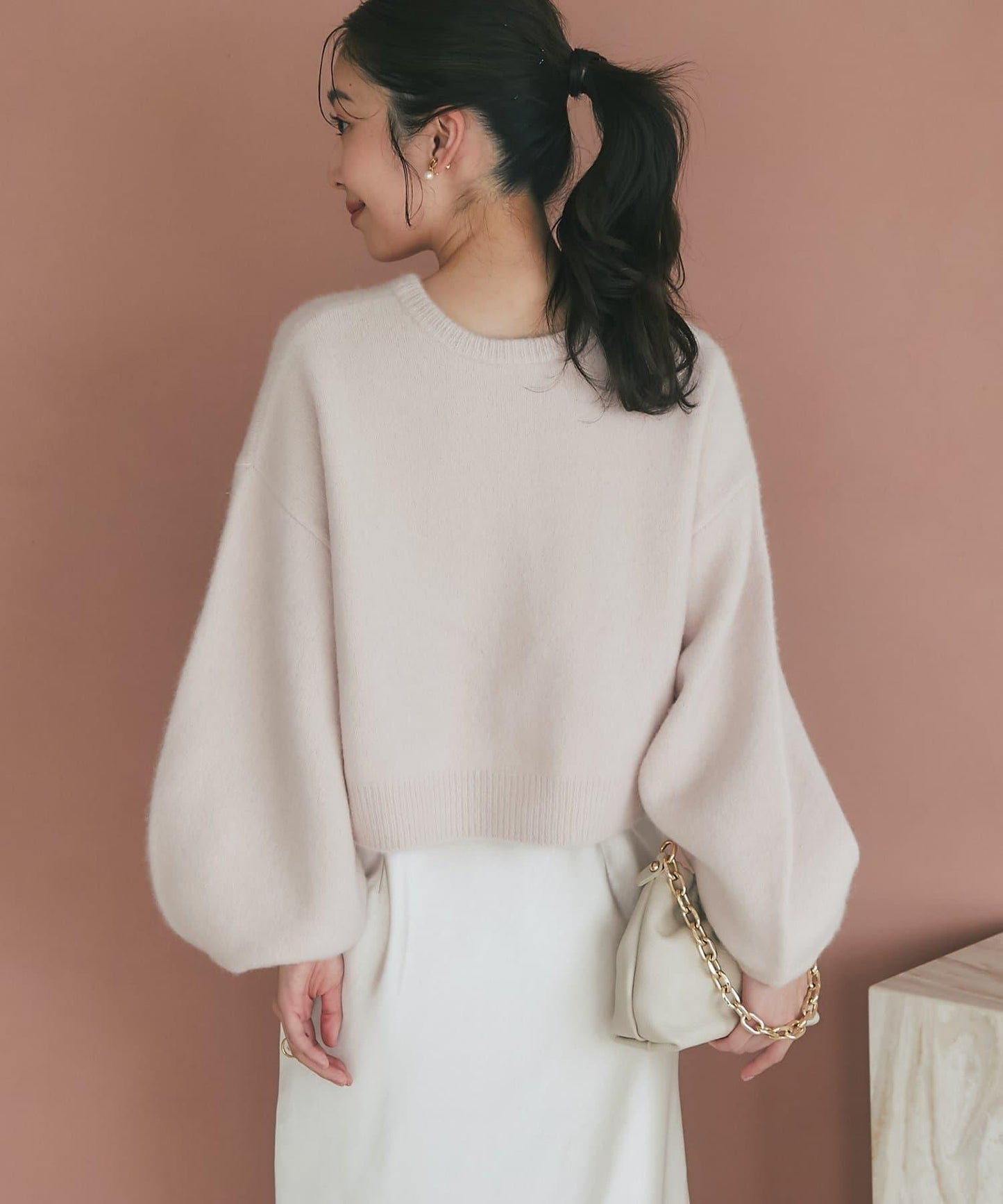 【名品升級】毛絨羊毛前後兩穿開衫