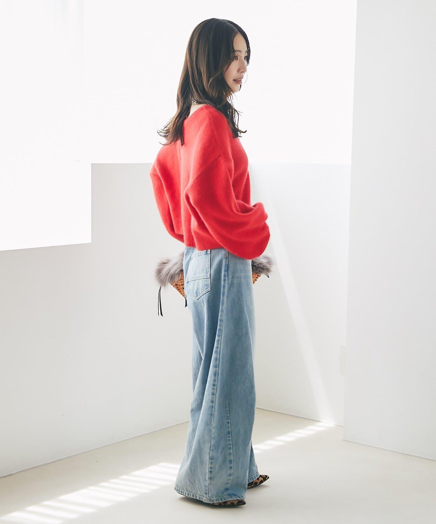 【名品升級】毛絨羊毛前後兩穿開衫