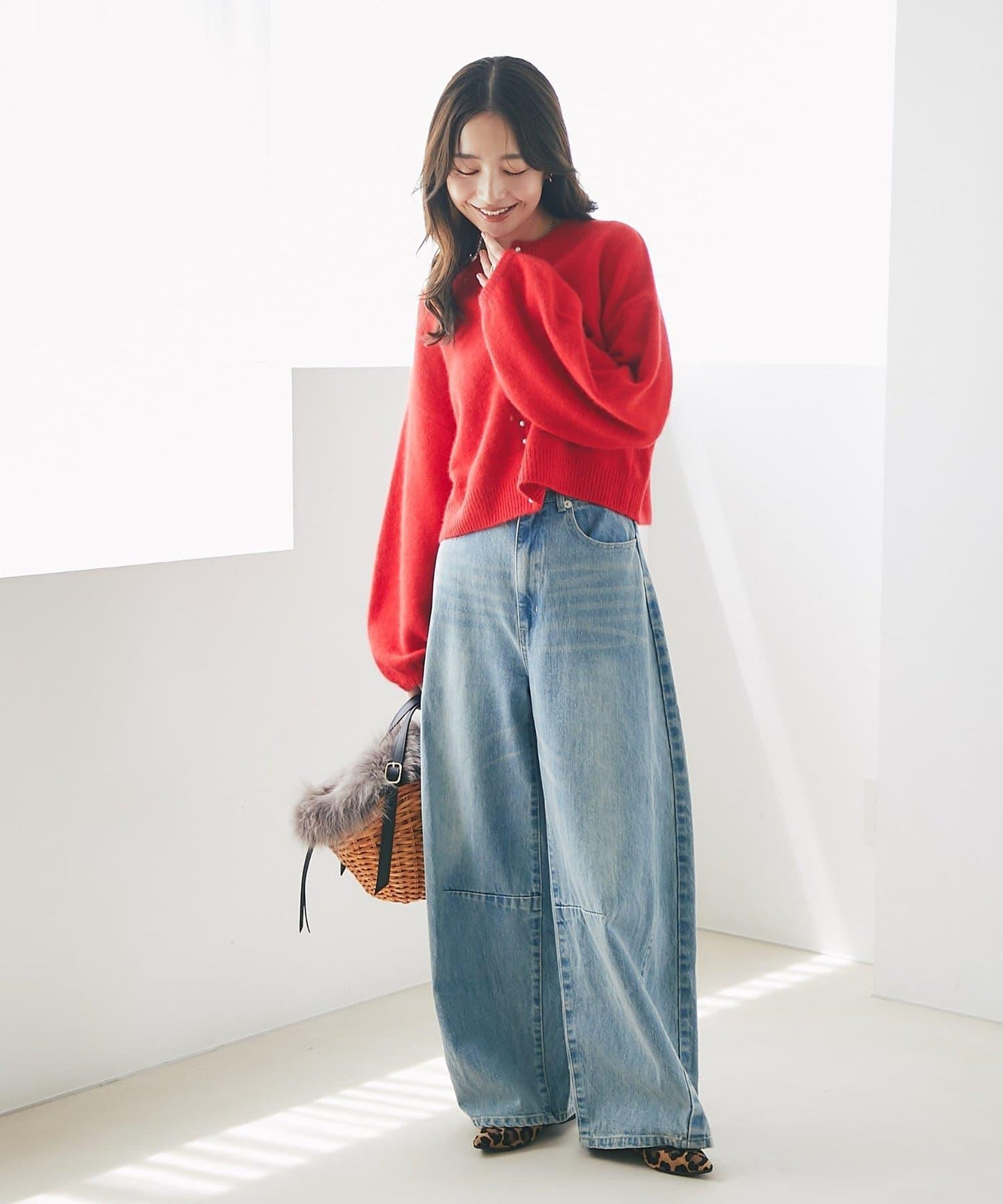 【名品升級】毛絨羊毛前後兩穿開衫