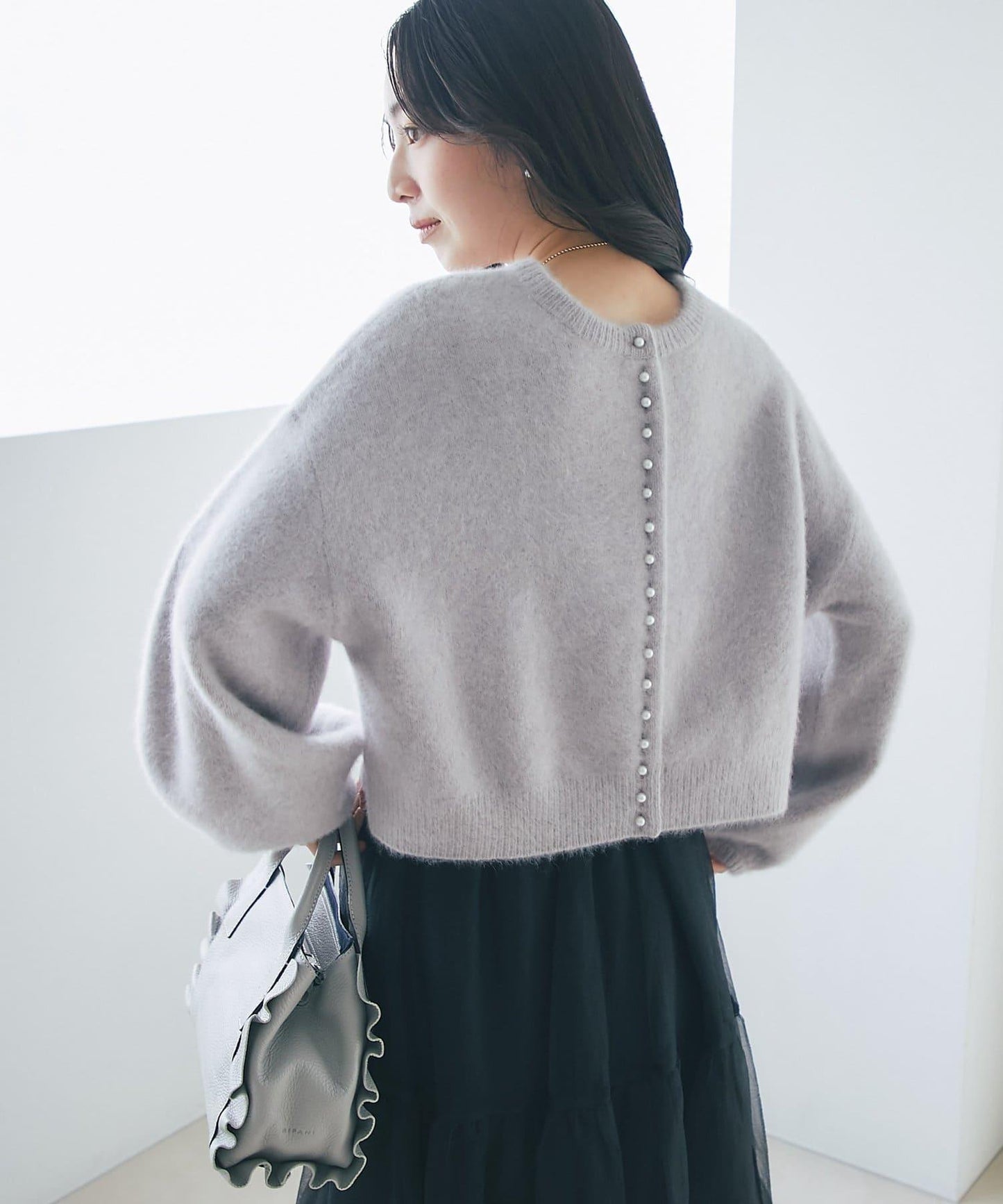 【名品升級】毛絨羊毛前後兩穿開衫