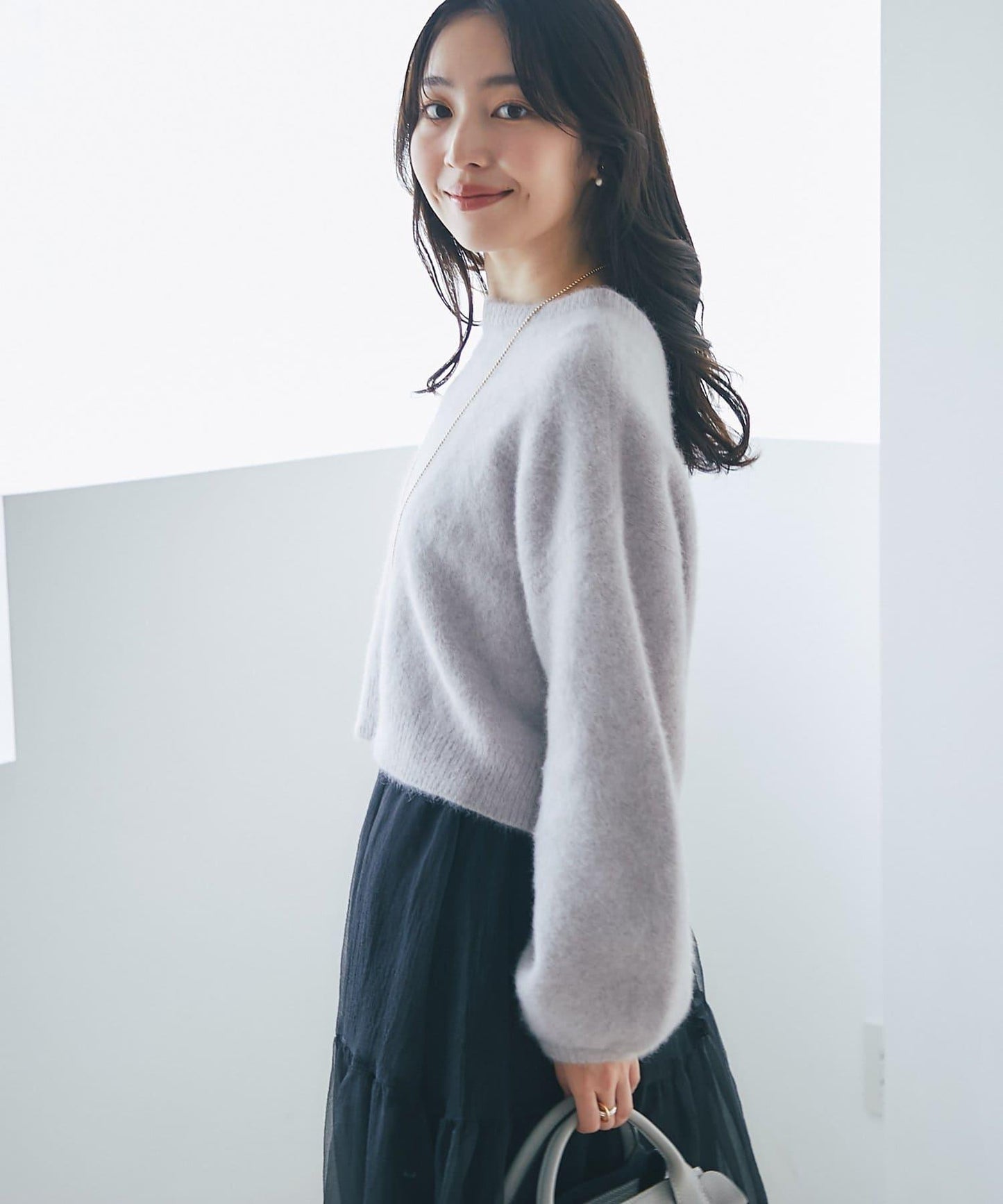 【名品升級】毛絨羊毛前後兩穿開衫