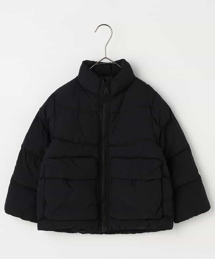蓬鬆中棉立領羽絨服