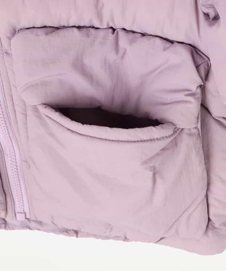 蓬鬆中棉立領羽絨服