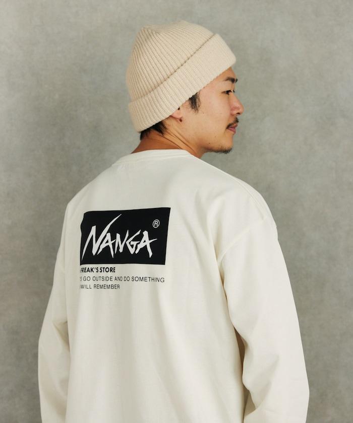 刺繡ECO HYBRID LOGO長袖T恤 環保混紡寬鬆版型長袖刺繡T恤