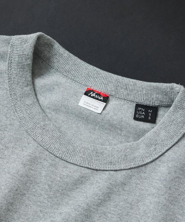 刺繡ECO HYBRID LOGO長袖T恤 環保混紡寬鬆版型長袖刺繡T恤