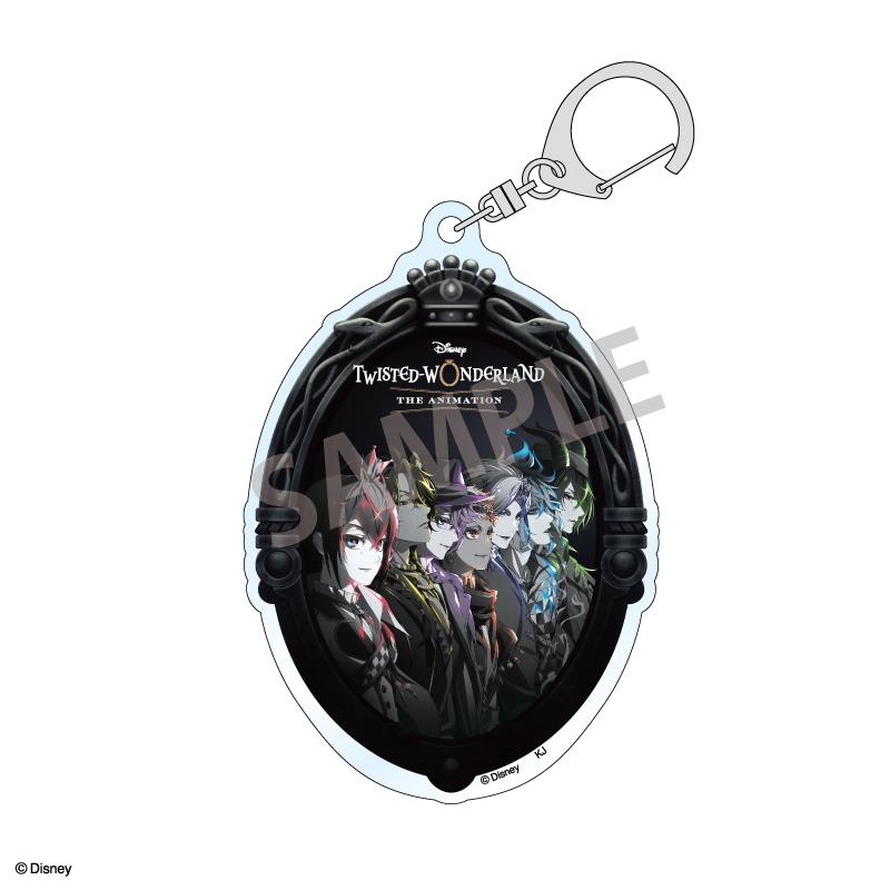 《迪士尼》扭曲仙境 動畫版 亞克力鑰匙扣 關鍵視覺