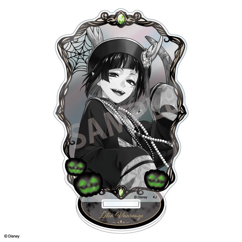 《迪士尼》扭曲仙境 薄荷色亞克力立牌 莉莉婭·範魯日/驚悚禮服款(黑白色)