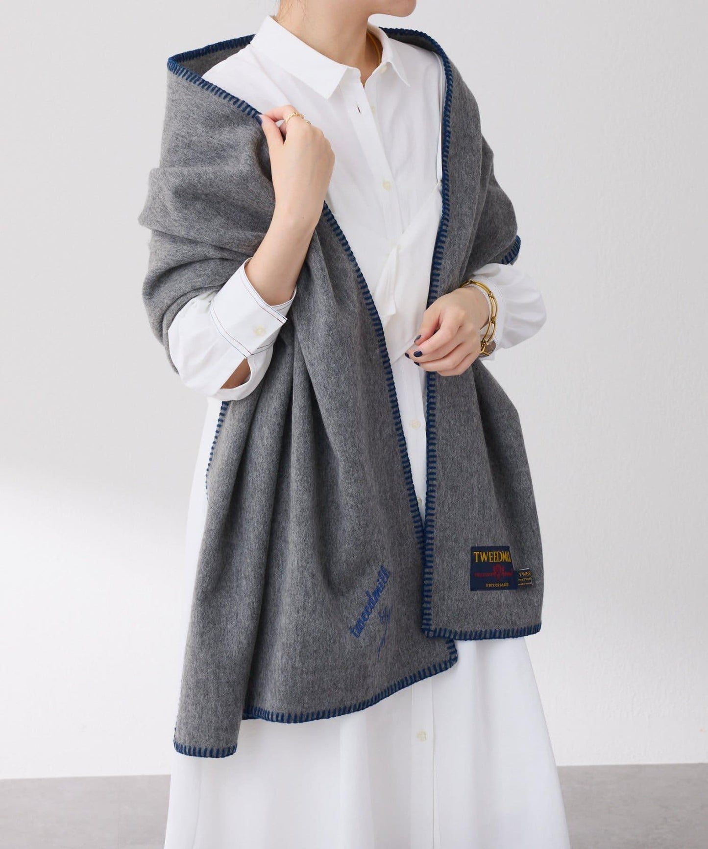 【TWEEDMILL/ツイードミル 單品】圍巾