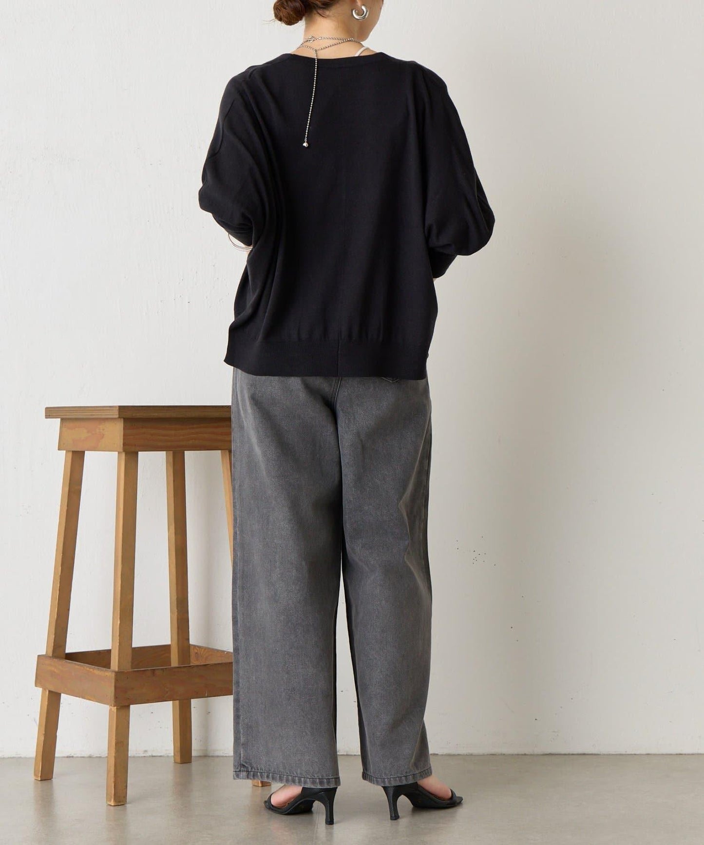 短款蝙蝠袖開衫