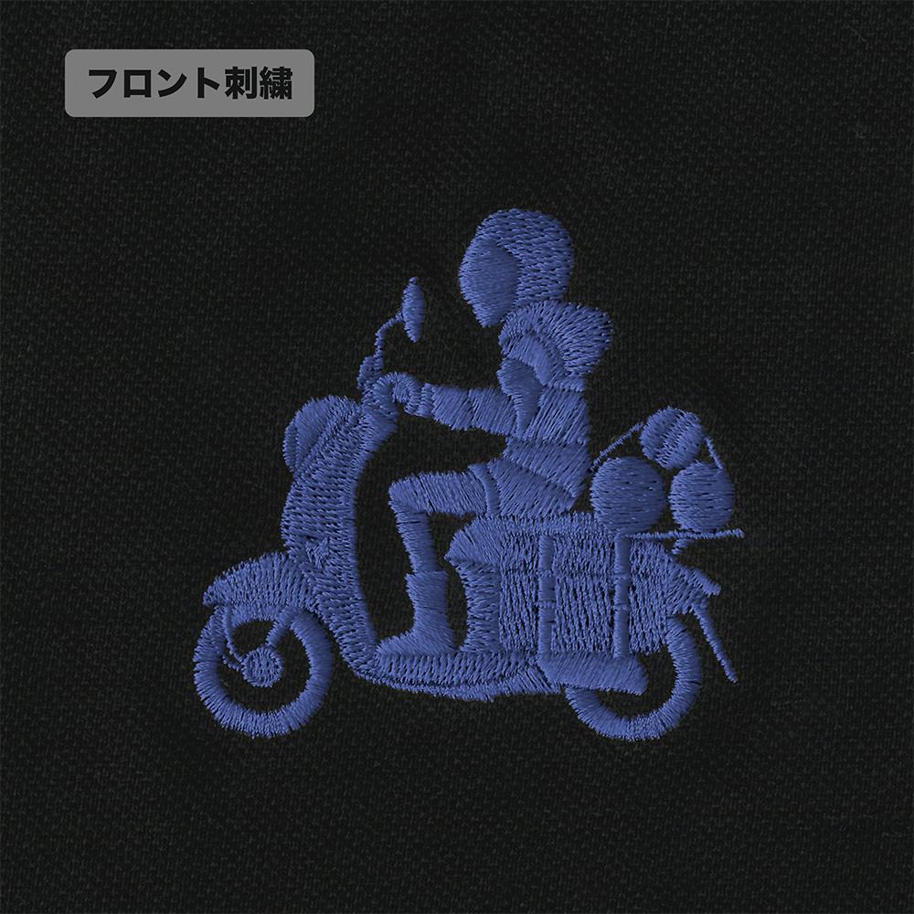 《搖曳露營》 SEASON3_XL碼_摩托車志摩凜 單點刺繡POLO衫/黑色