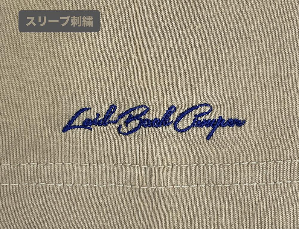 《搖曳露營》 SEASON3_M碼_摩托車志摩凜單點刺繡T恤/沙色卡其