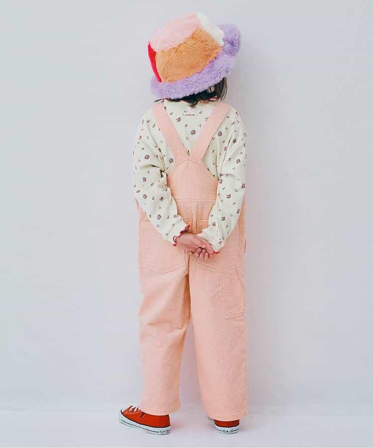 多色燈芯絨揹帶褲