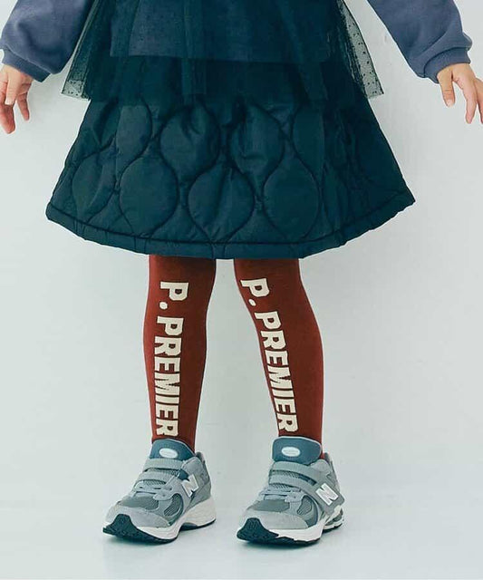 前置標誌設計彩色連褲襪