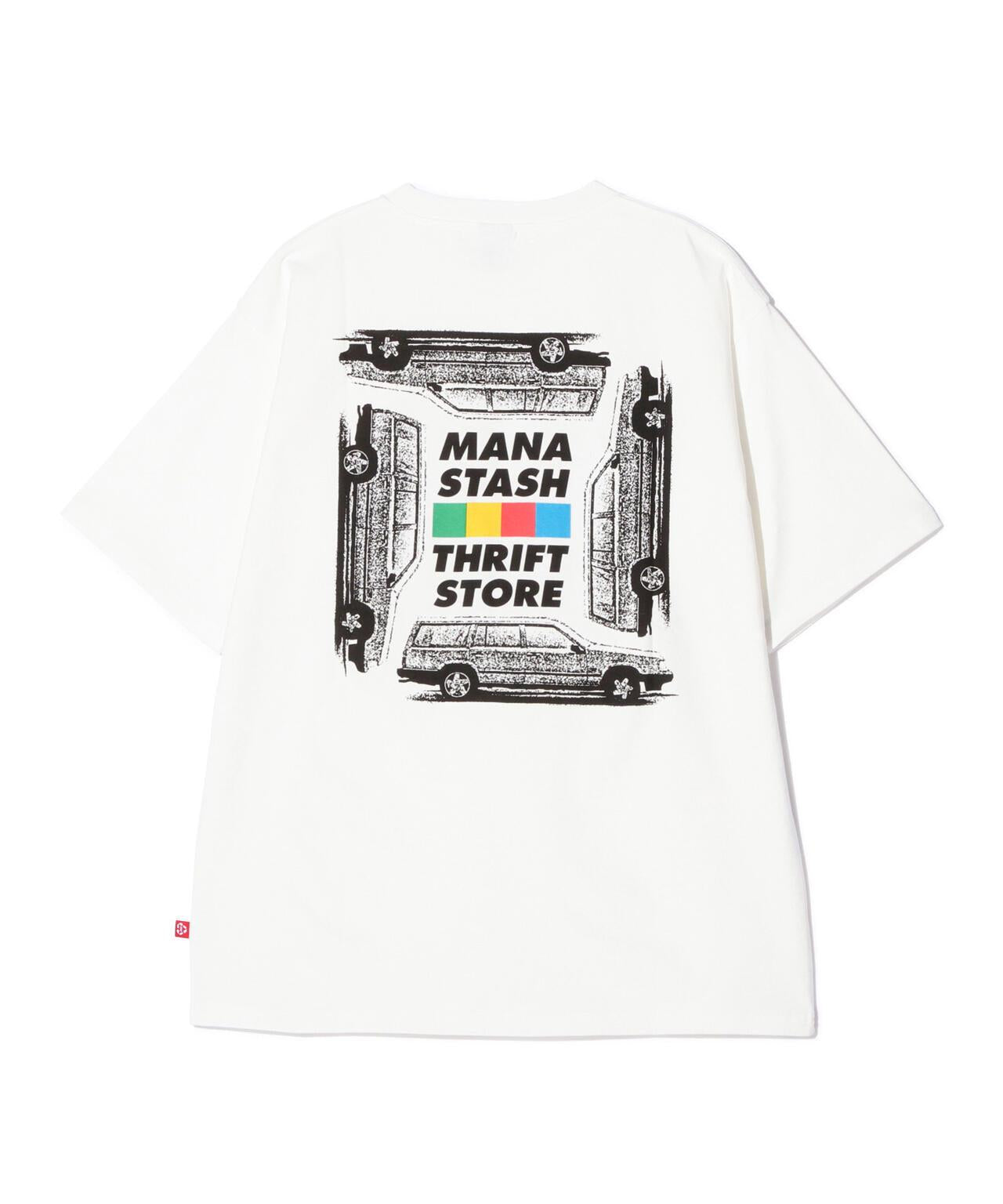 MANASTASH/RE:CTN拼色短袖T恤
