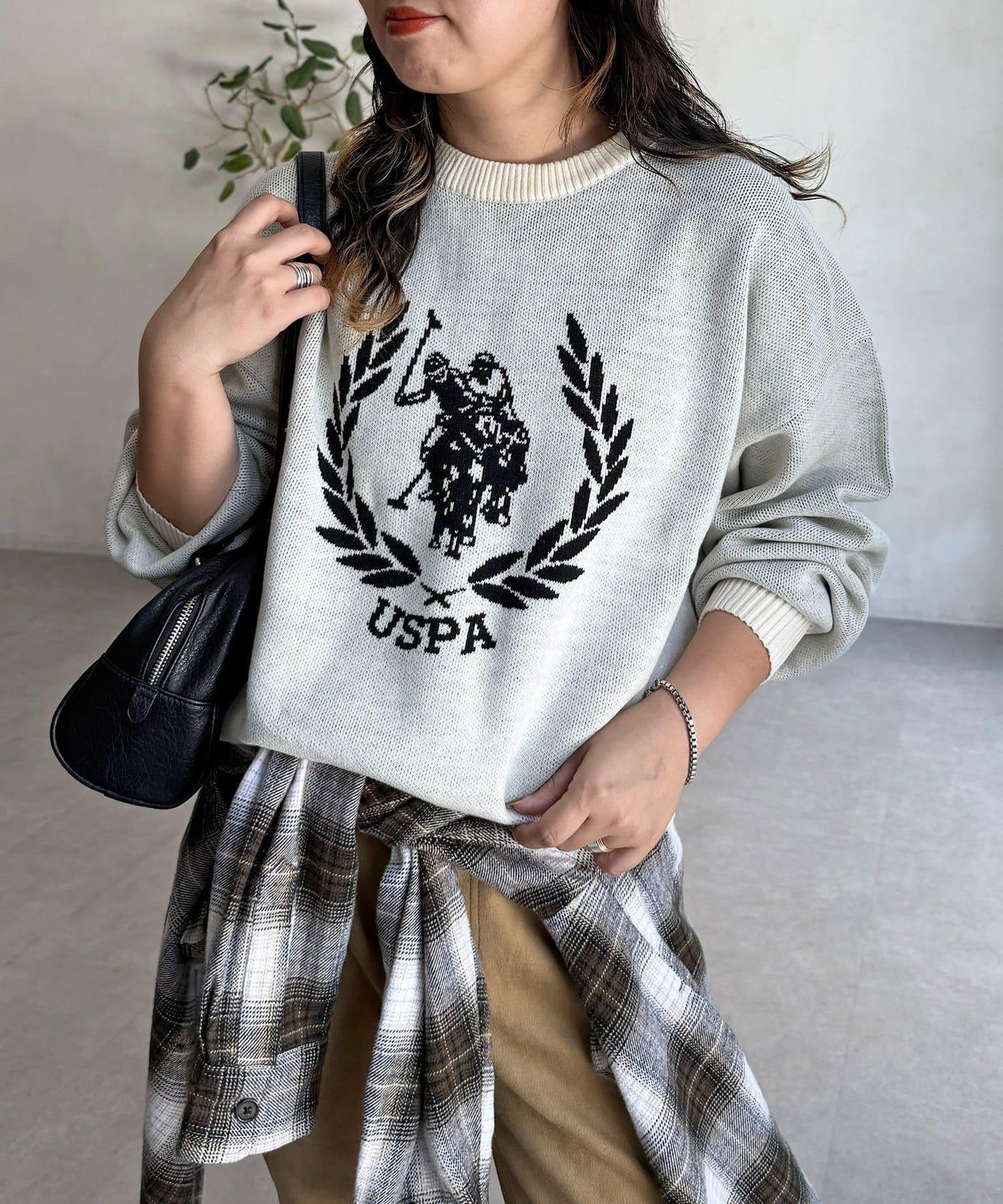 【U.S. POLO ASSN.】提花針織套頭衫