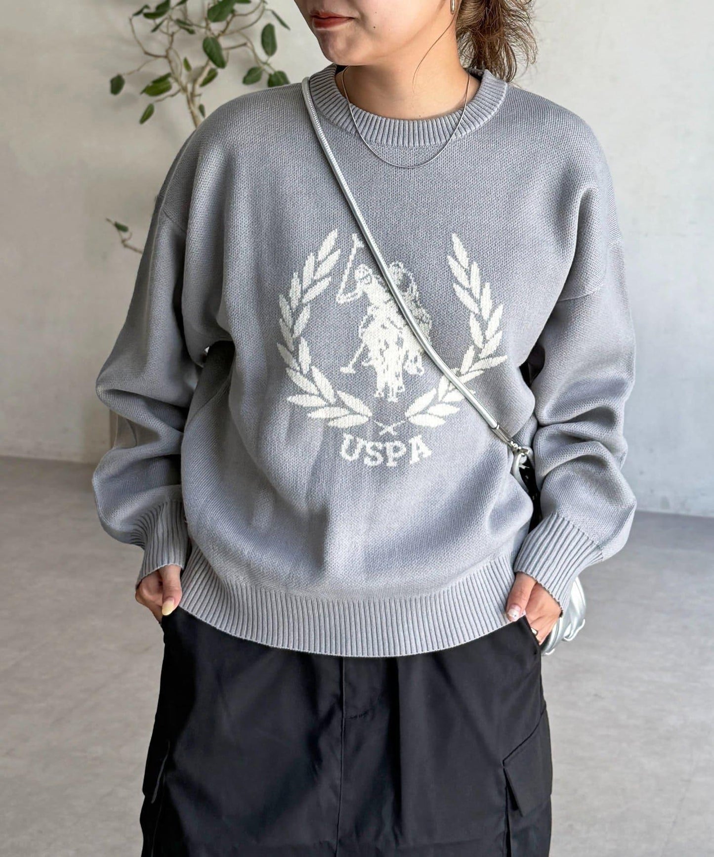 【U.S. POLO ASSN.】提花針織套頭衫