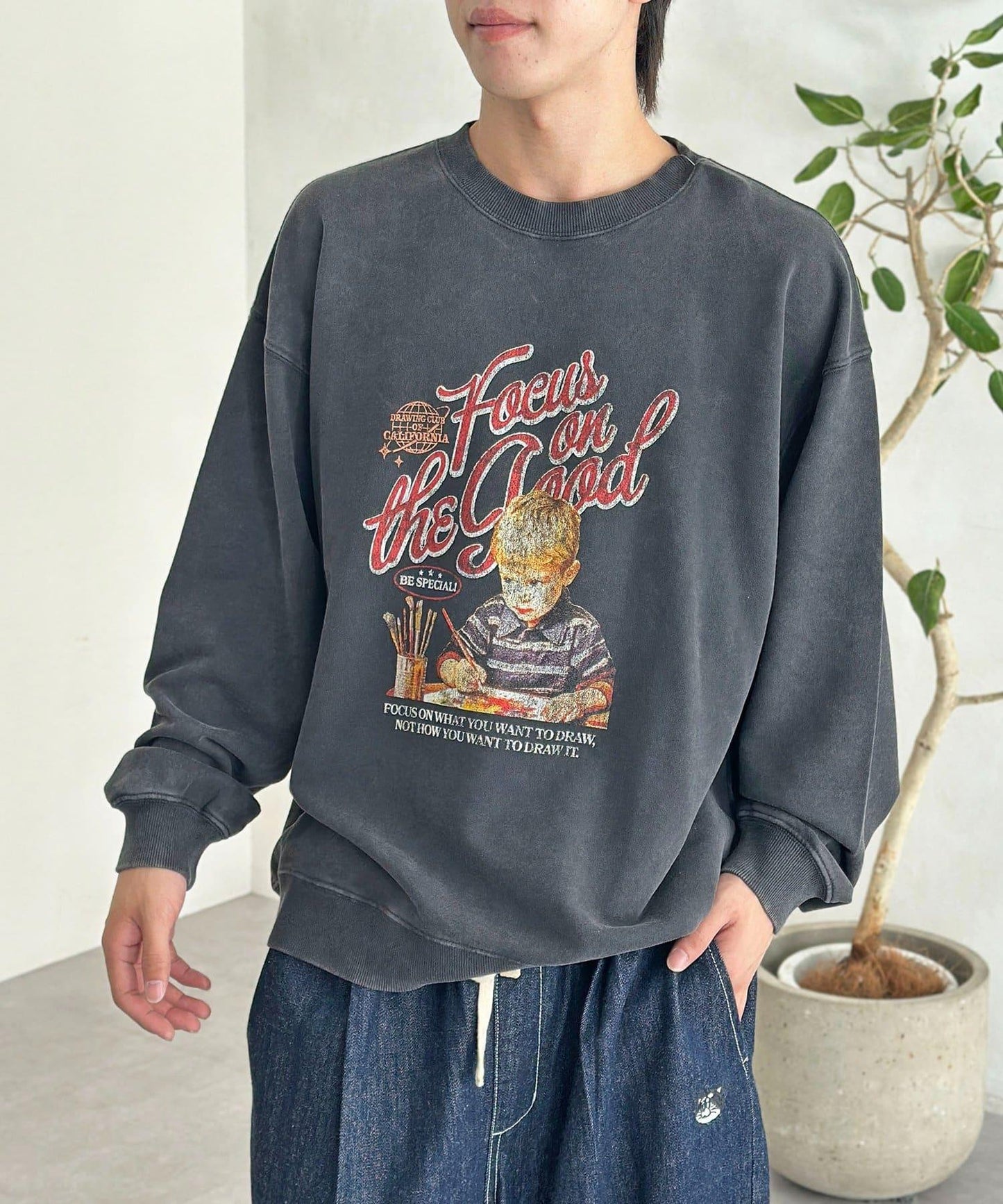 粉末工藝復古風衛衣