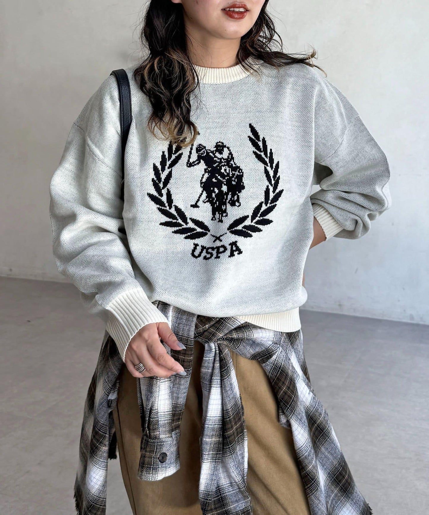 【U.S. POLO ASSN.】提花針織套頭衫