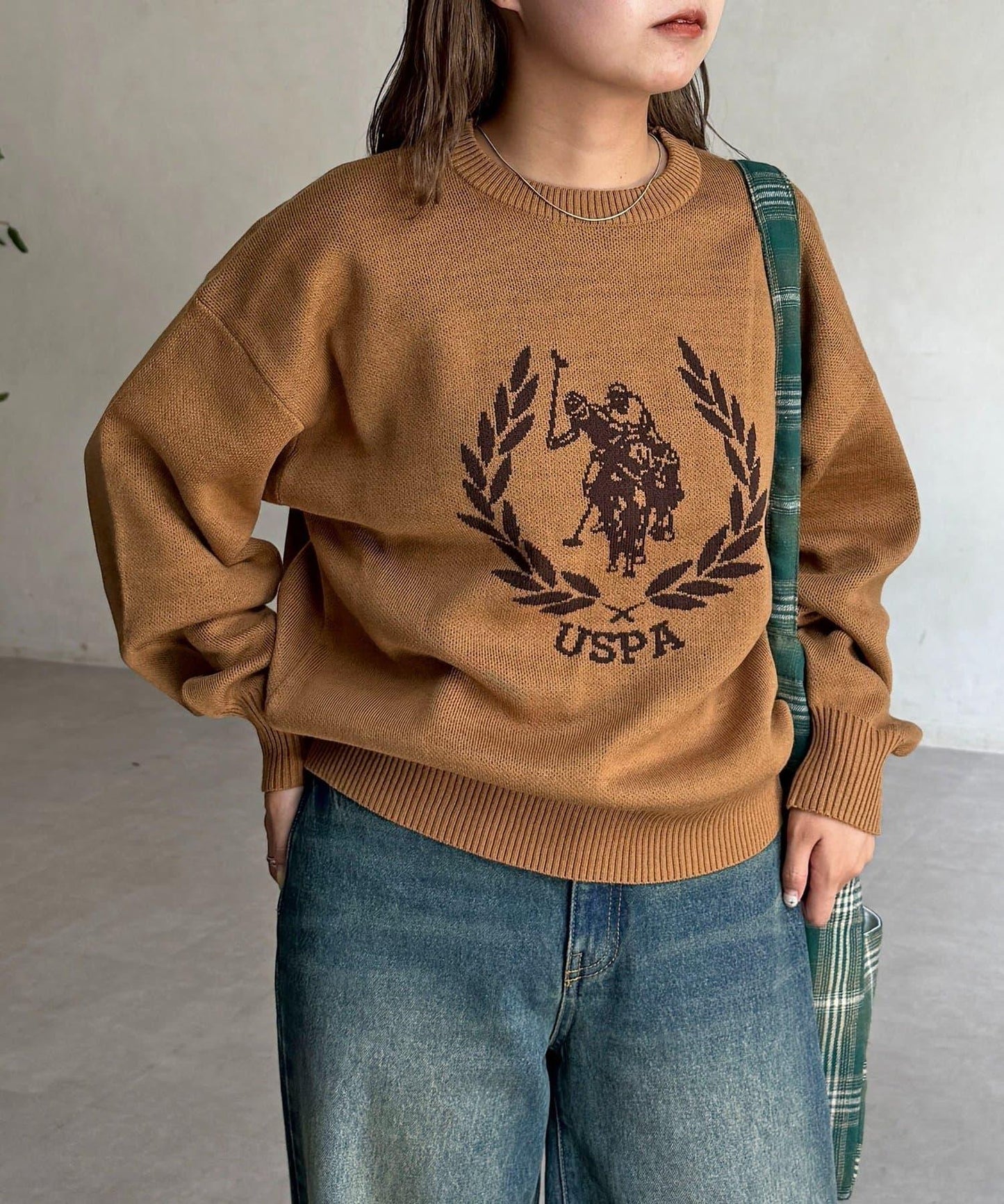 【U.S. POLO ASSN.】提花針織套頭衫