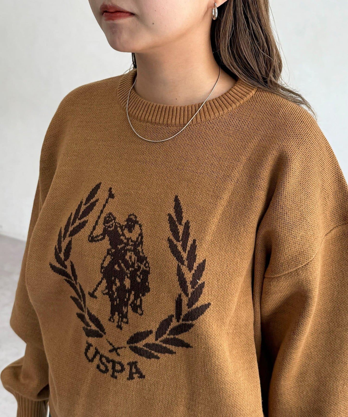 【U.S. POLO ASSN.】提花針織套頭衫