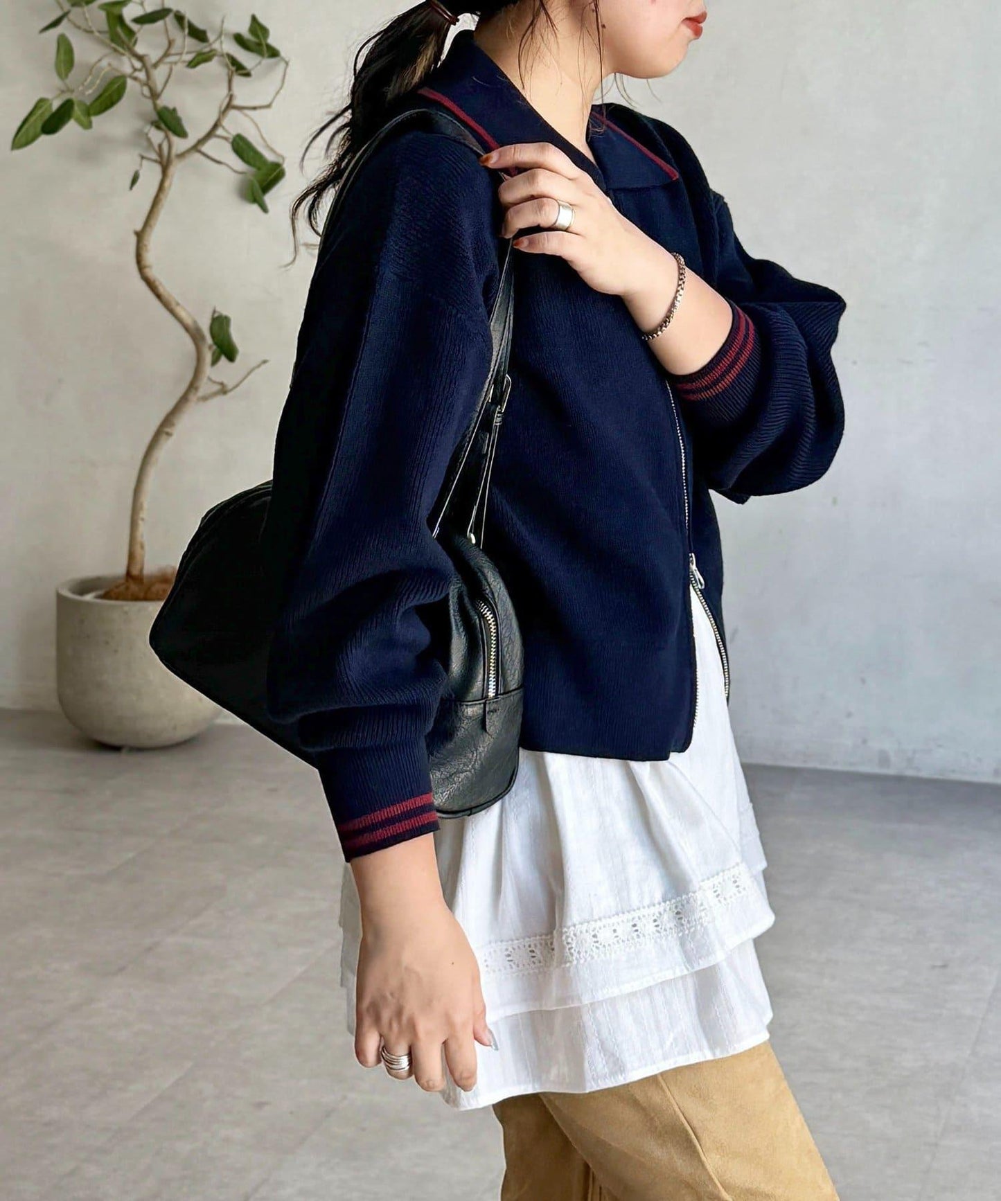 【U.S. POLO ASSN.】帶領拉鍊開衫