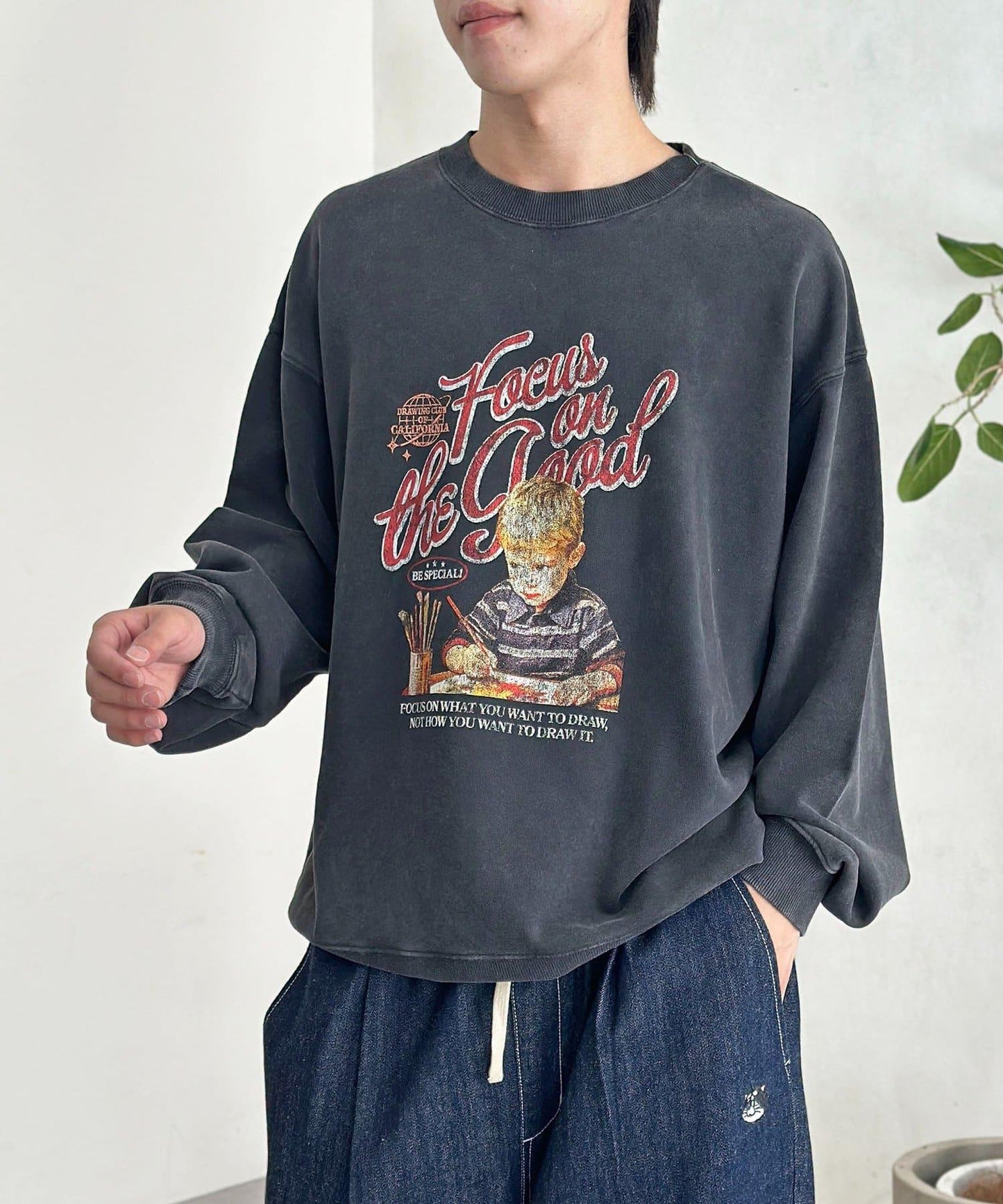 粉末工藝復古風衛衣